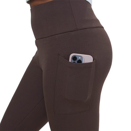 Constantly Varied Gear Fleece Lined Leggings - Chocolate