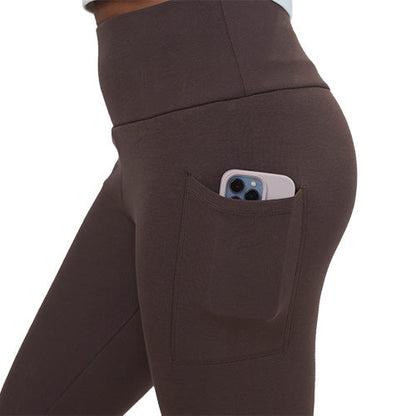 Constantly Varied Gear Fleece Lined Leggings - Chocolate