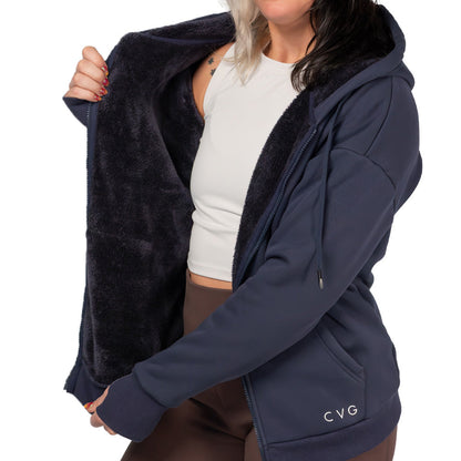 Constantly Varied Gear Fleece Zip Up - Navy