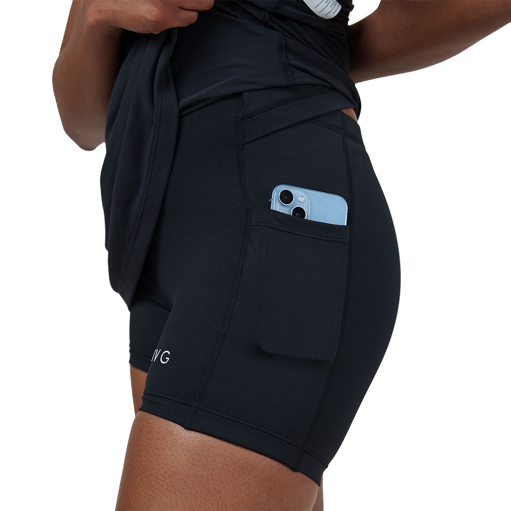 Constantly Varied Gear Half Zip Dress - Black