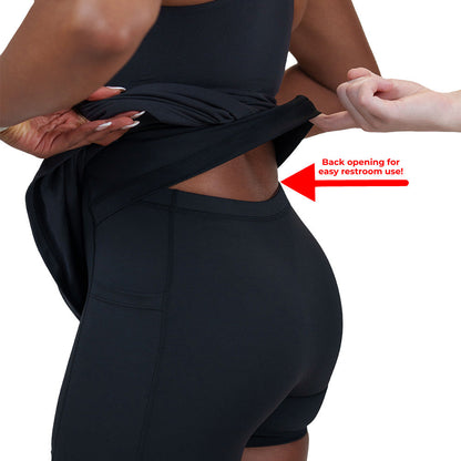 Constantly Varied Gear Half Zip Dress - Black