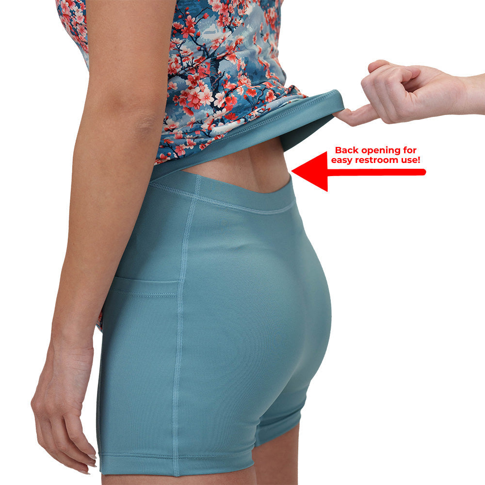 Constantly Varied Gear Half Zip Dress - Cherry Blossoms