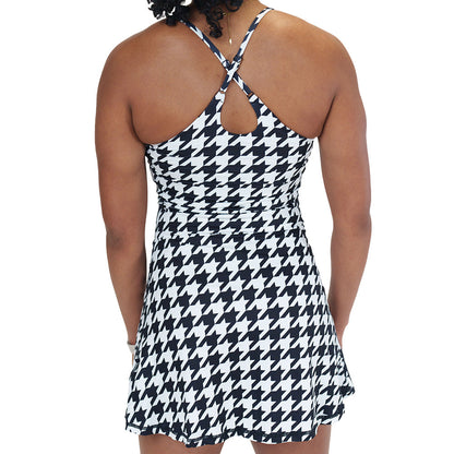 Constantly Varied Gear Limitless Dress - Checkmate Houndstooth