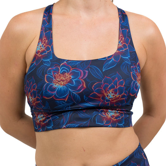 Constantly Varied Gear Longline Bra - Luminous Lotus