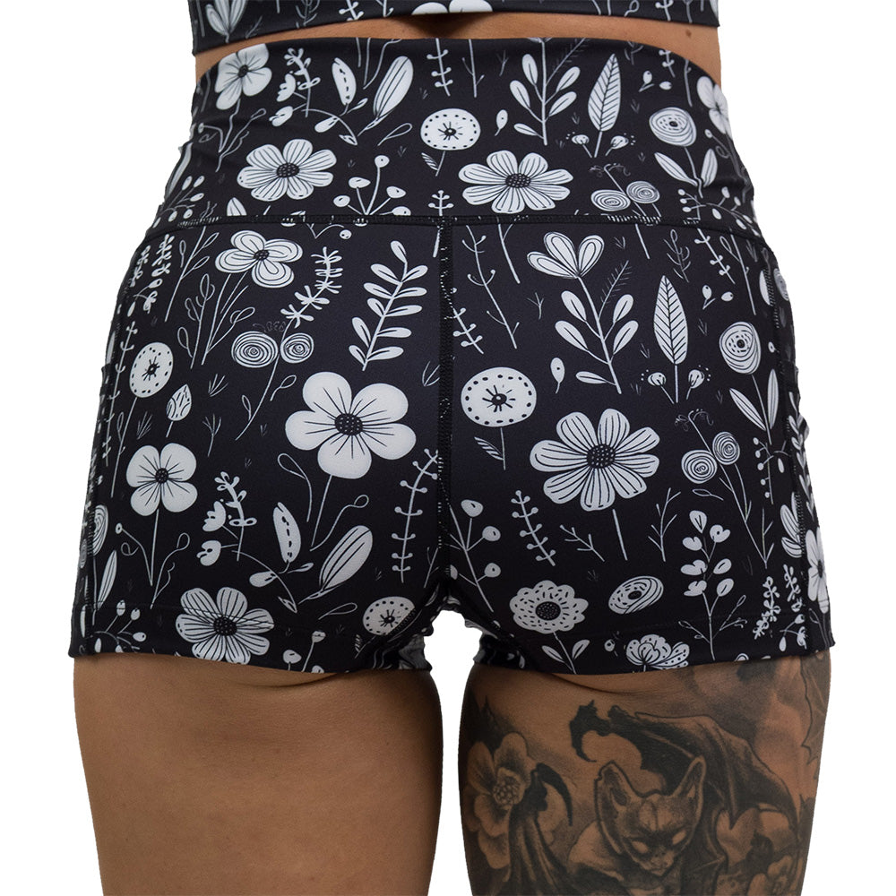 Constantly Varied Gear Shorts - Monochrome Meadow