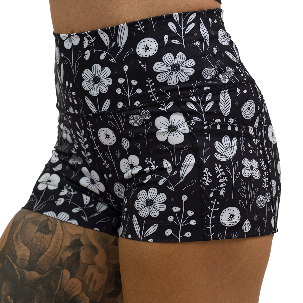 Constantly Varied Gear Shorts - Monochrome Meadow