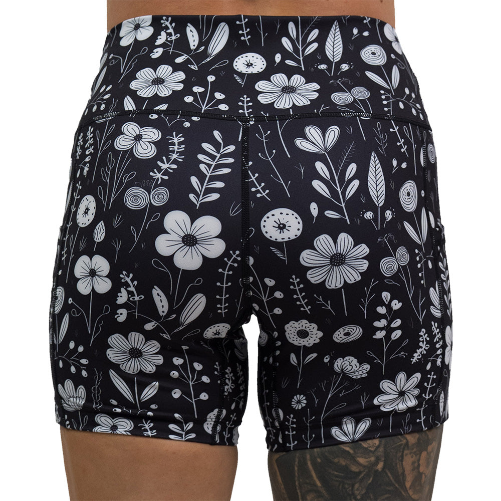 Constantly Varied Gear Shorts - Monochrome Meadow