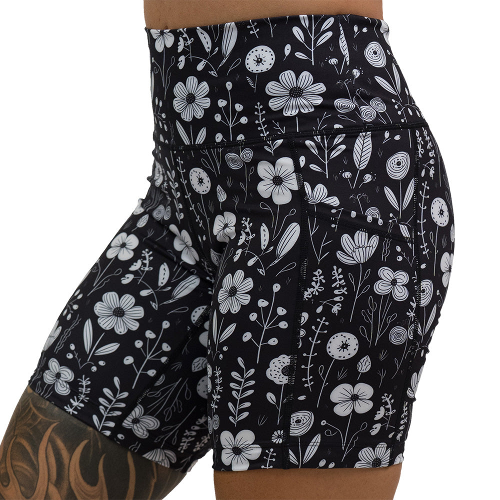 Constantly Varied Gear Shorts - Monochrome Meadow