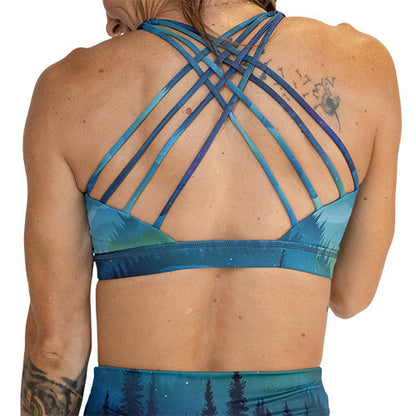 Constantly Varied Gear Butterfly Back Bra - Aurora Borealis