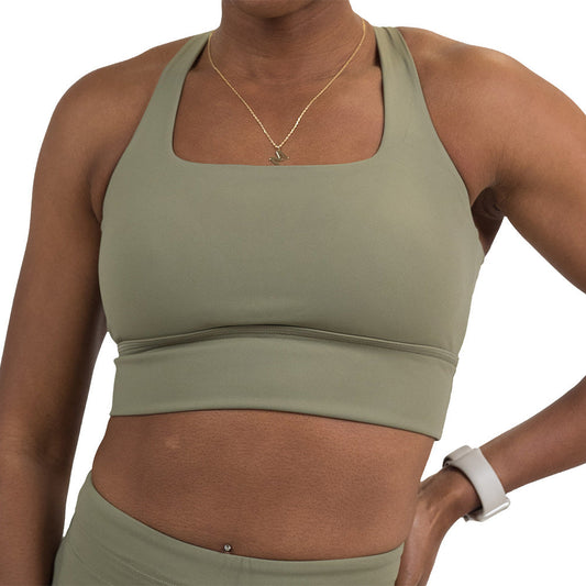 Constantly Varied Gear Longline Bra - Green Tea