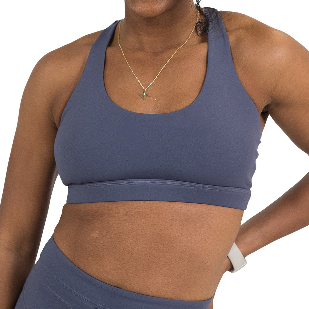 Constantly Varied Gear Butterfly Back Bra - Twilight Purple