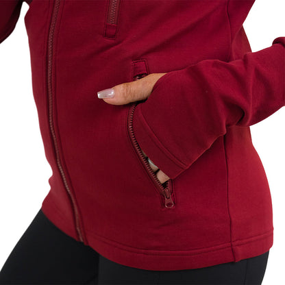 Constantly Varied Gear Rest Day Zip Up Sweatshirt - Dark Red
