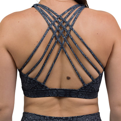 Constantly Varied Gear Butterfly Back Bra - Zentangle