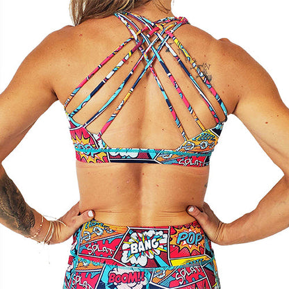 Constantly Varied Gear Butterfly Back Bra - Knockout