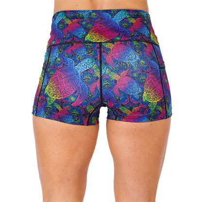 Constantly Varied Gear Shorts - Rainbow Turtle