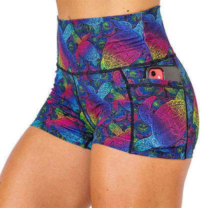 Constantly Varied Gear Shorts - Rainbow Turtle