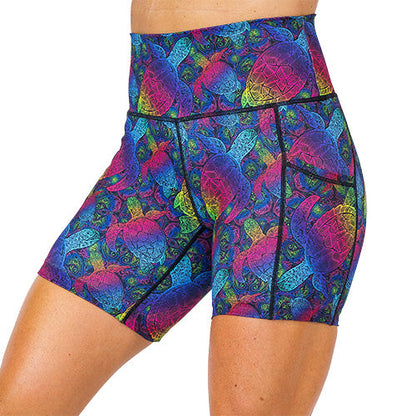 Constantly Varied Gear Shorts - Rainbow Turtle