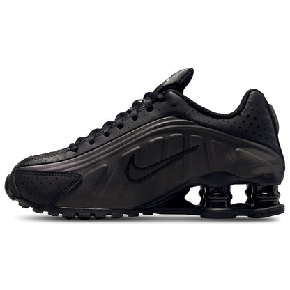 Nike Grade School Shox R4 Black/Bright Crimson