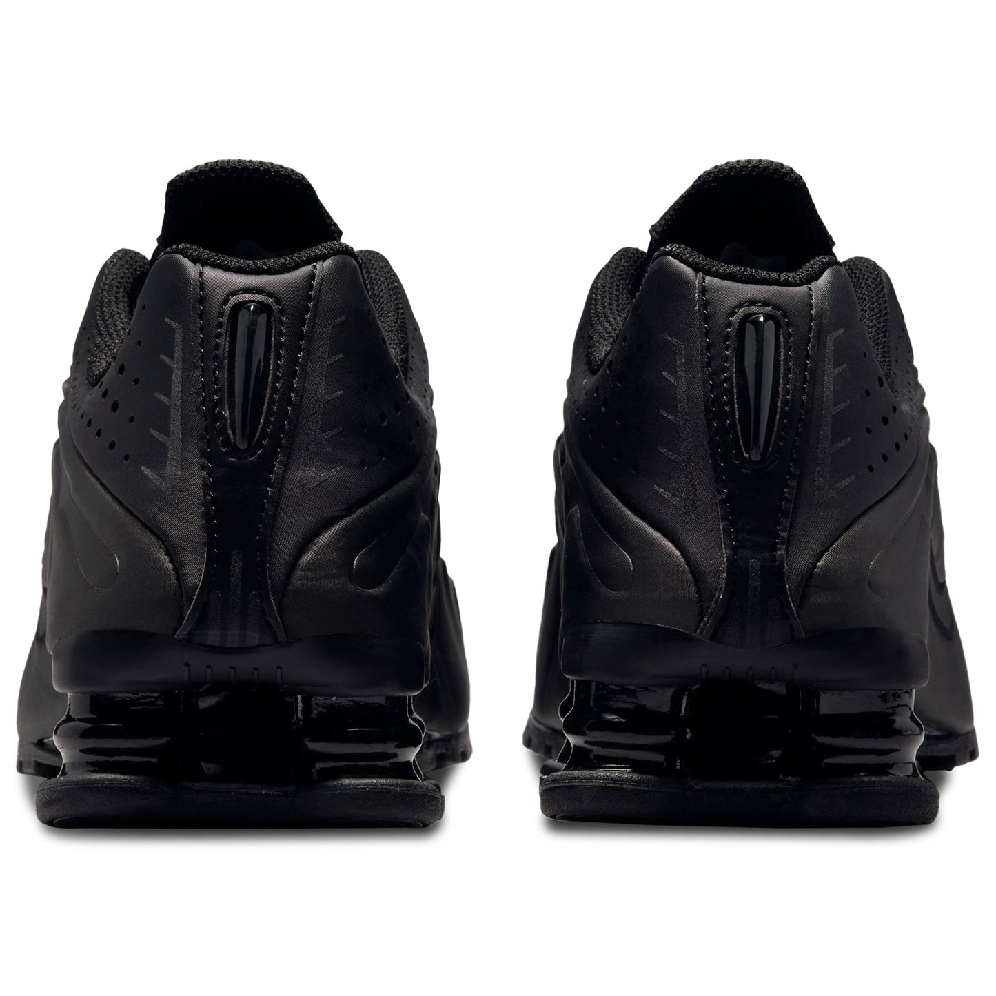 Nike Grade School Shox R4 Black/Bright Crimson