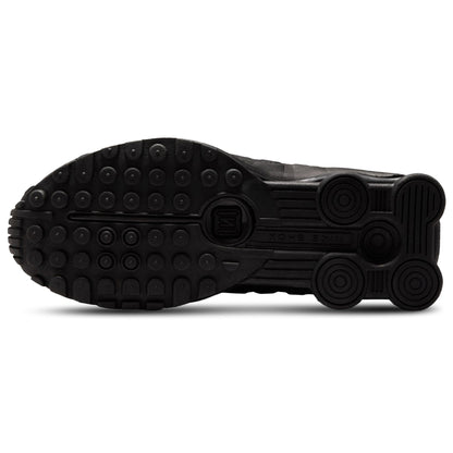 Nike Grade School Shox R4 Black/Bright Crimson