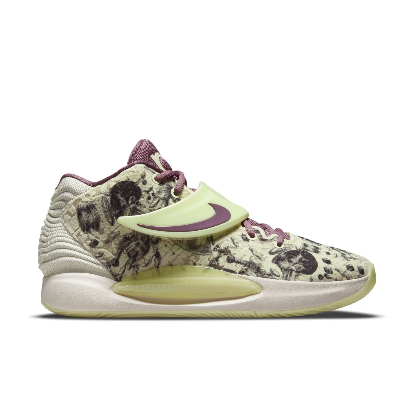 Lime Ice/Light Mulberry-Pearl White-