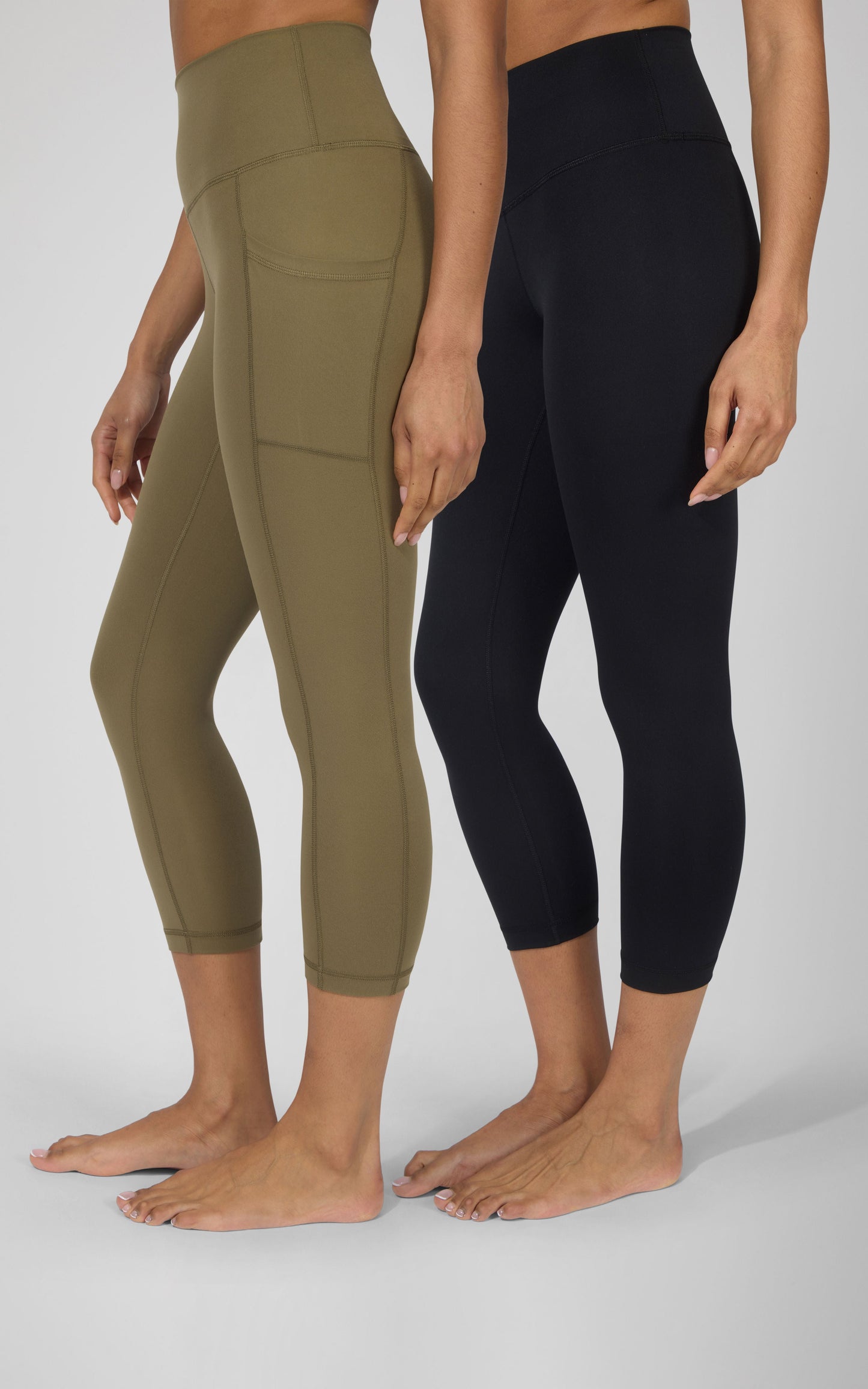 2 PK Interlock Side Pocket and Everyday Capris