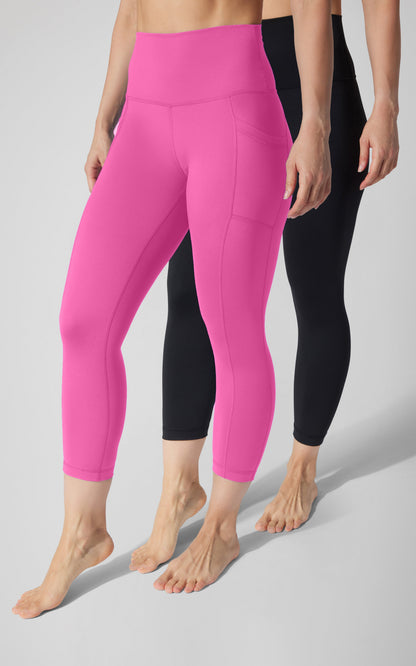 2 PK Interlock Side Pocket and Everyday Capris