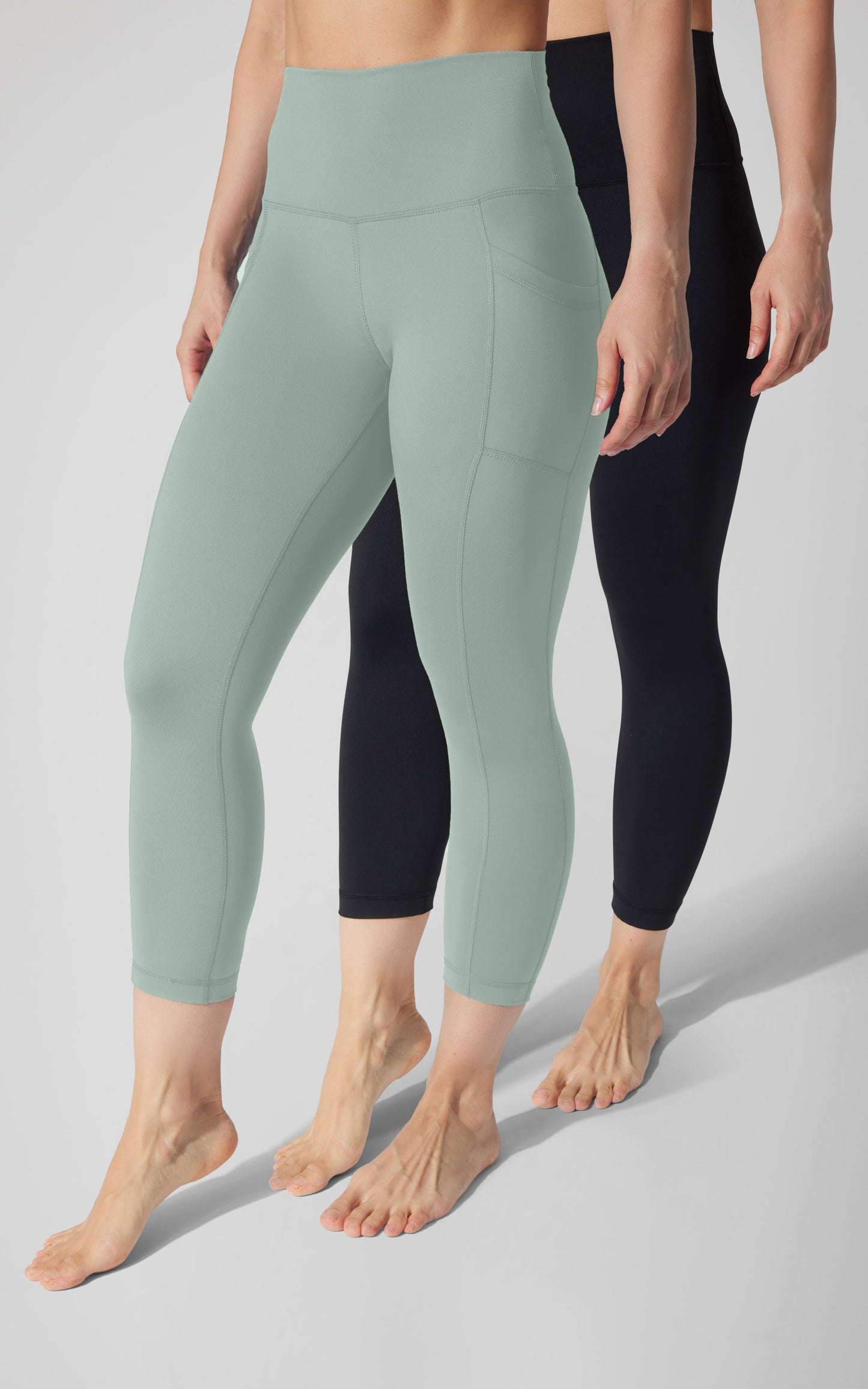 2 PK Interlock Side Pocket and Everyday Capris