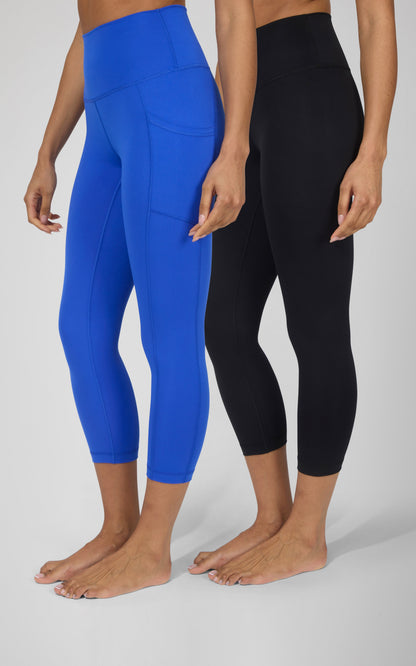 2 PK Interlock Side Pocket and Everyday Capris