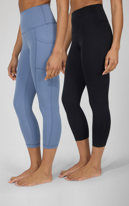 2 PK Interlock Side Pocket and Everyday Capris