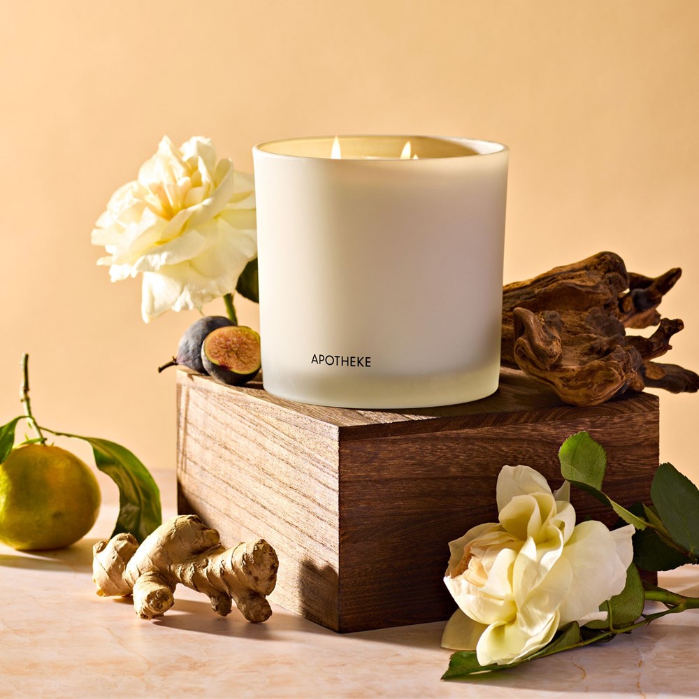 APOTHEKE Cedarwood Ginger 3-Wick Candle