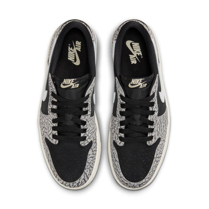 Air Jordan Men's Retro 1 Low Og 'Black Cement' Sneakers