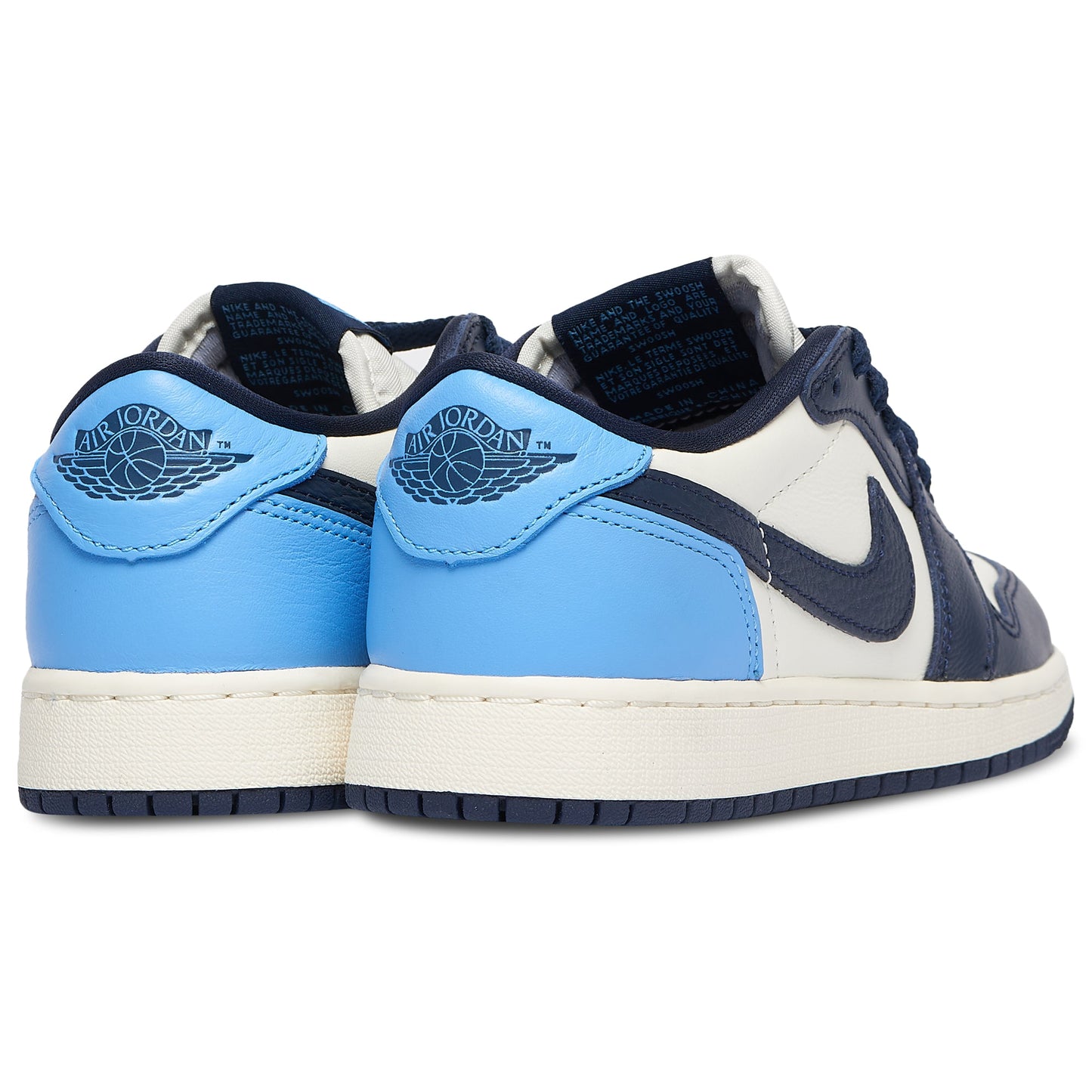 [cz0858-400] Grade School Air Jordan Retro 1 Low Og 'obsidian Unc'