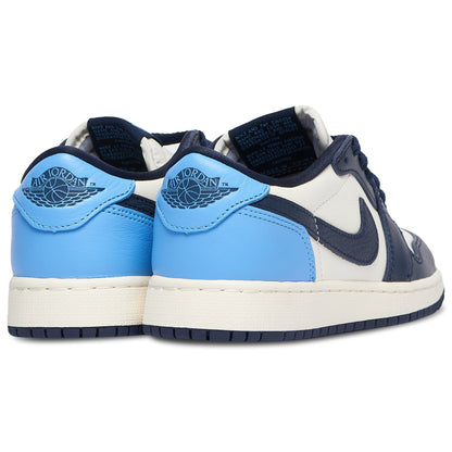[cz0858-400] Grade School Air Jordan Retro 1 Low Og 'obsidian Unc'