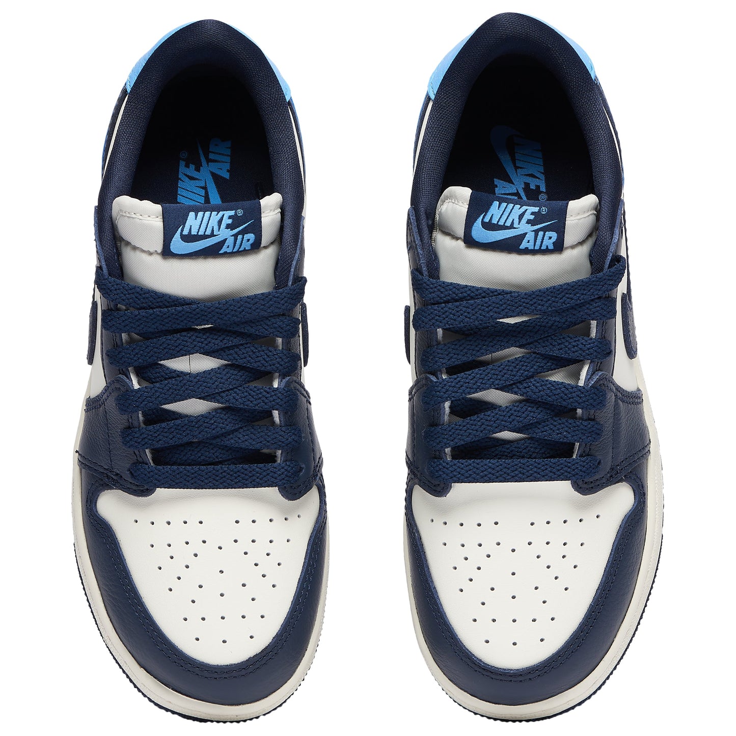 [cz0858-400] Grade School Air Jordan Retro 1 Low Og 'obsidian Unc'