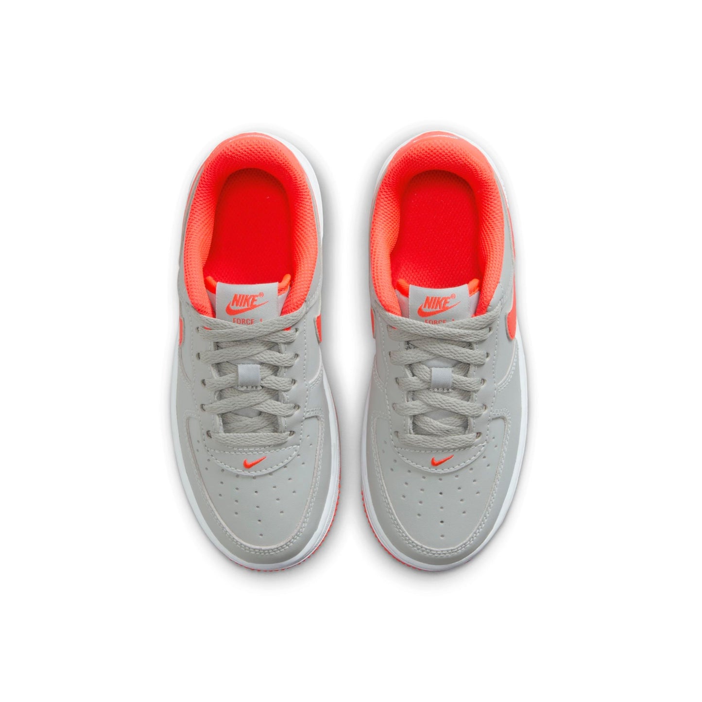 Nike Preschool Force 1 'Light Smoke Bright Crimson Ps' (Ps)'