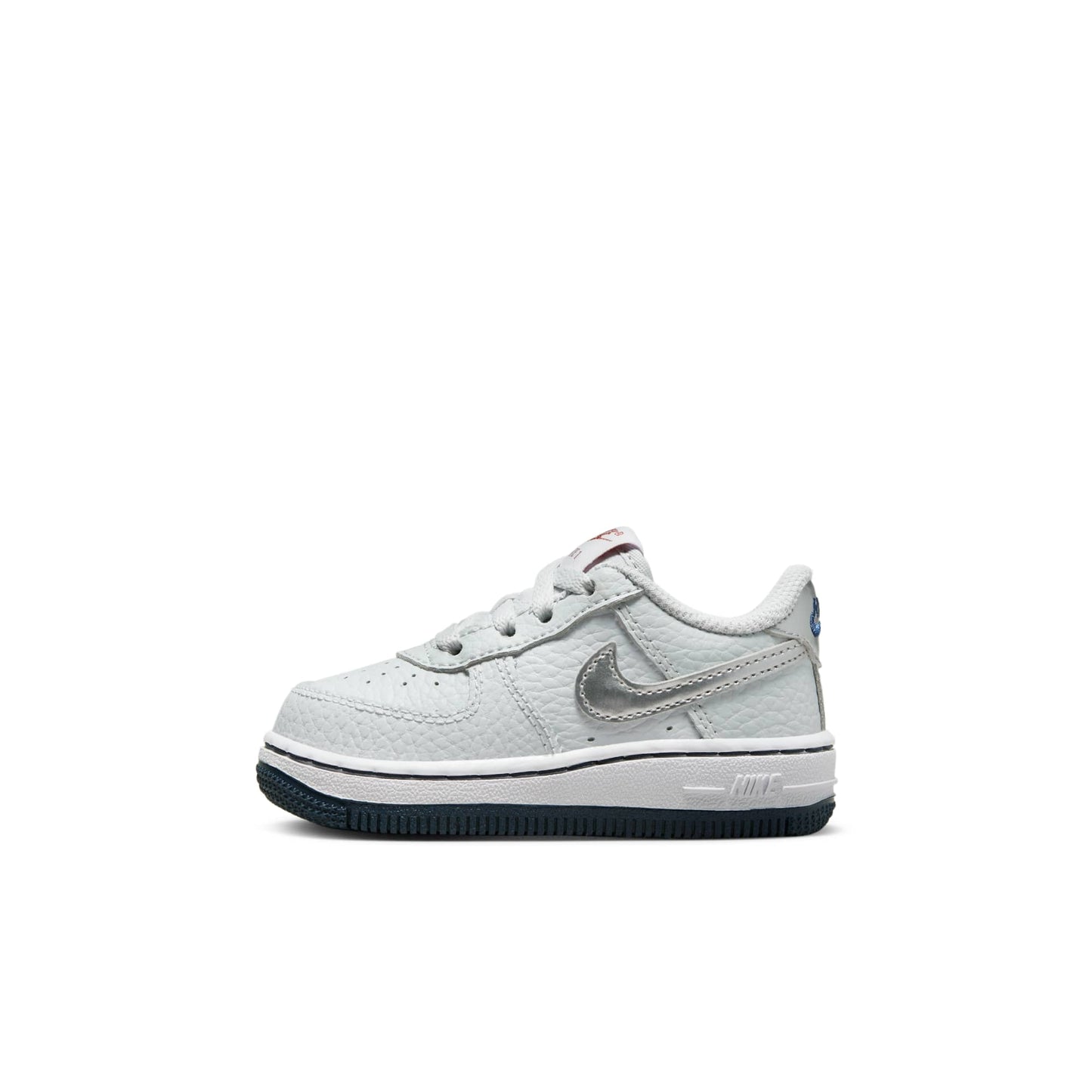 Nike Toddlers Force 1 'Pure Platinum Barely Grape' Sneakers