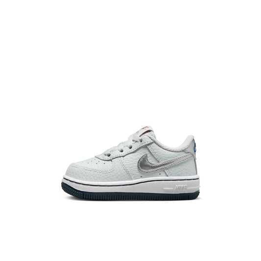 Nike Toddlers Force 1 'Pure Platinum Barely Grape' Sneakers
