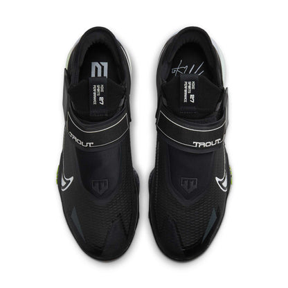 Nike Men's Force Zoom Trout 8 Elite 'Black White Volt' No Lid Sneakers