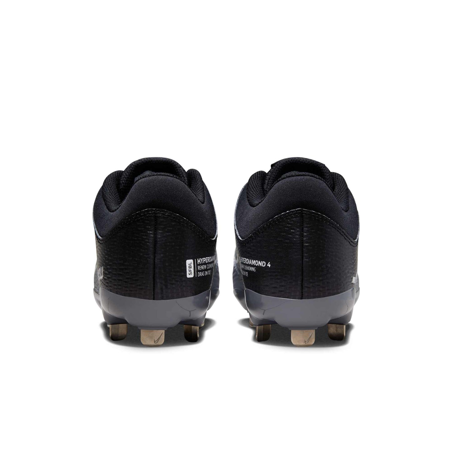 Nike Women's Hyperdiamond 4 Pro 'Black Cool Grey' Sneakers