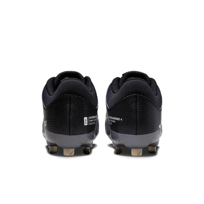 Nike Women's Hyperdiamond 4 Pro 'Black Cool Grey' Sneakers