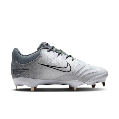 Nike Women's Hyperdiamond 4 Pro 'Cool Grey Volt' Sneakers