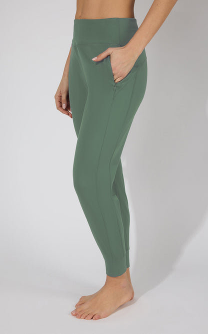 Interlock Zipper Pockets Greenwich Jogger - Our Linen Story