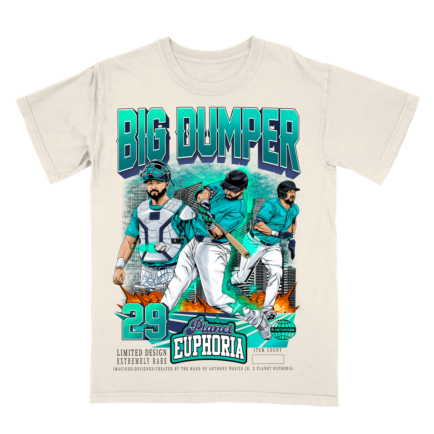 Youth Cal Raleigh Limited Edition MLB Player Graphic T-Shirt