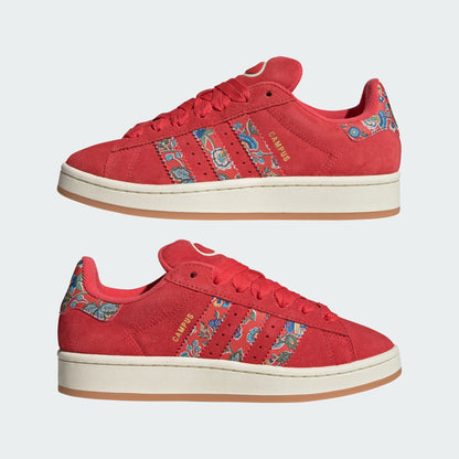 adidas Women's Campus 00S 'Liberty London Semi Lucid Red' Sneakers
