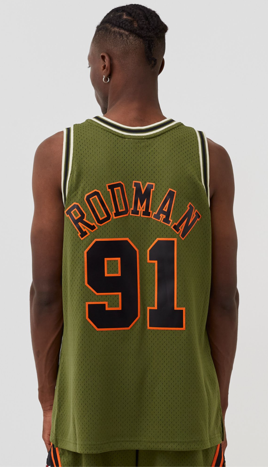 Men's Mitchell & Ness Flight Swingman Jersey Bulls 1997 Dennis Rodman