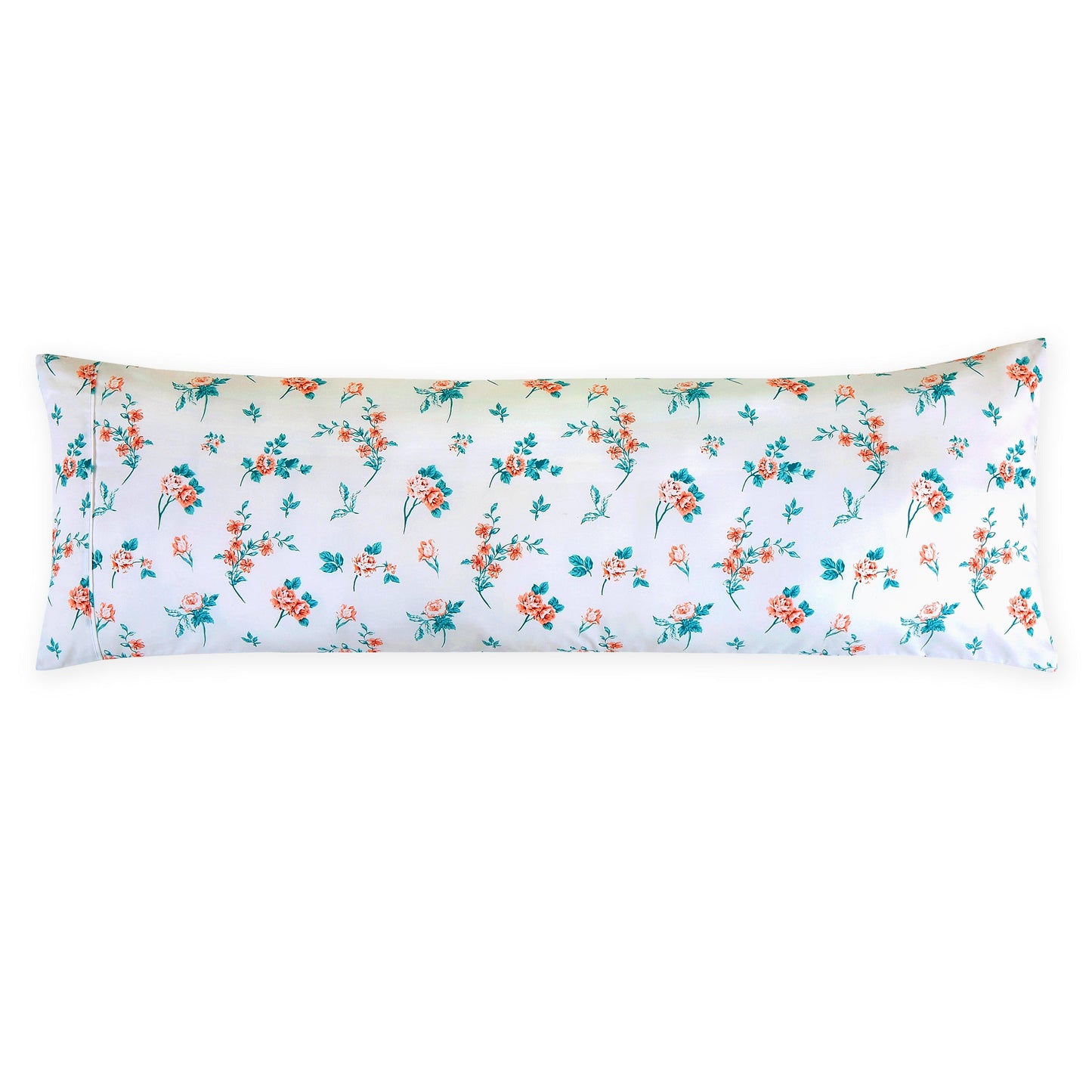 Elegant Comfort Floral and Stripe Pattern Pillowcases
