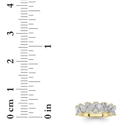 1.5Cttw Marquise Shaped Lab Grown Diamond (G/VS) Ring in 14K Gold