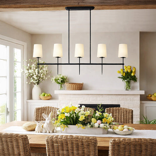 5 Light Linear Modern Chandelier