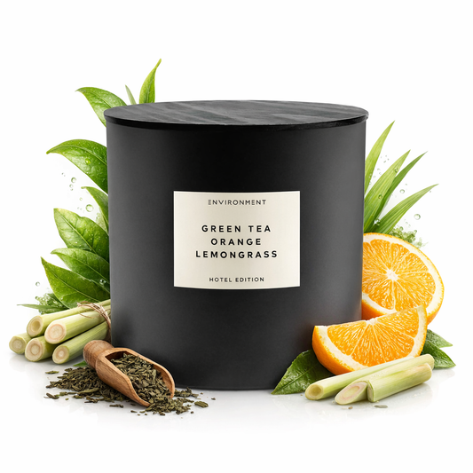 ENVIRONMENT 55oz Candle GreenTea Orange Lemongrass